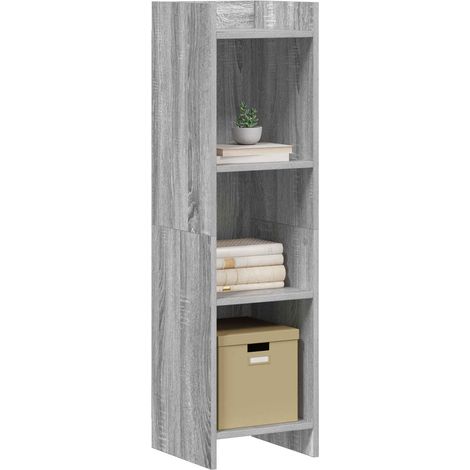 Libreria  Armadio per Libri Sonoma grigio 30 x 30 x 111 cm Legno ingegnerizzato (1/5)