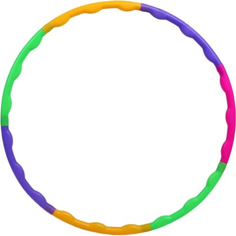 Cerceau de hula hoop détachable pour enfants, outil de fitness et d'exercice de gym de 65 cm pour enfants (1/5)