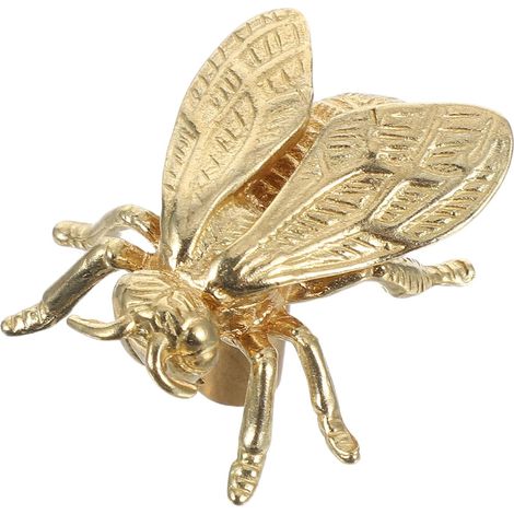 Boutons de Tiroir en Laiton Vintage D'abeille pour Commode et Placard, Poignée Or Design Classique et Fonctionnement Fluide pour Décoration Maison (1/5)