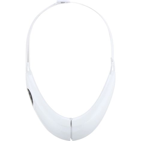 Bandeau liftant visage électrique 8 niveaux chaleur douce raffermissant peau minceur guidage vocal micro-courant modelage facial blanc. (1/5)