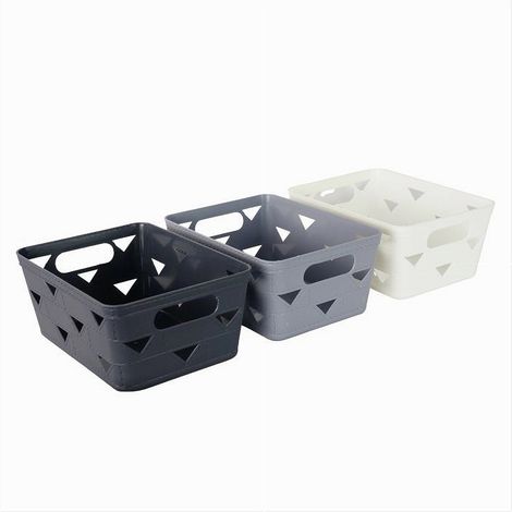 Trade Shop - KORB KORB FÜR ALLE GEGENSTÄNDE RECHTECKIGER ORGANIZER 28,5X21X9 CM 10715 -
