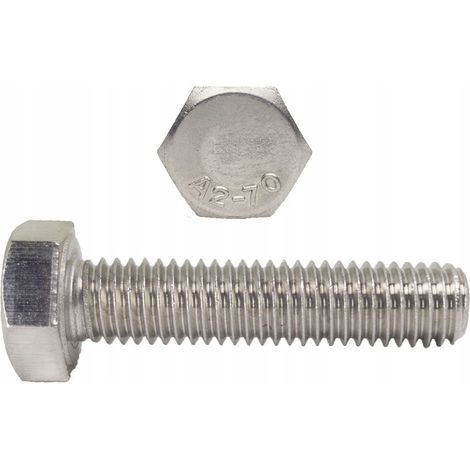 Vis M6x10 en acier inoxydable A2 DIN 933, lot de 250 (1/5)