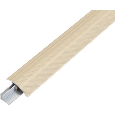 COPRISOGLIA DUO 44X13X1000MM ALLUMINIO ANODIZZATO