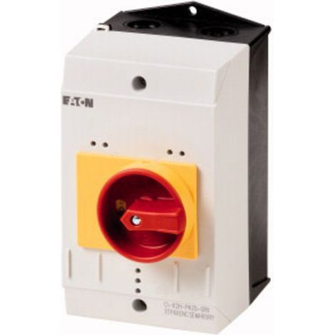 Eaton CI-K2-PKZ0-NA-GR 262681 Leergehäuse mit NOT-Aus-Schalter (L x B x H) 130 x 100 x 160 mm Rot,