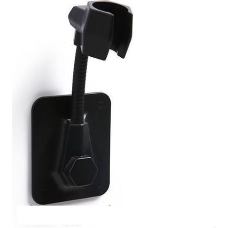 Adjustable Multifunctional Universal Shower Head Holder, Black Shower Accessory (1/5)