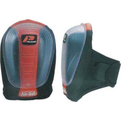 Plano KT500TB Ginocchiere Piastrellisti Scudo PVC Imbottitura AIRGEL Chiusura Elastica Antiscivolo EN 14404 colore Nero Rosso (1/5)