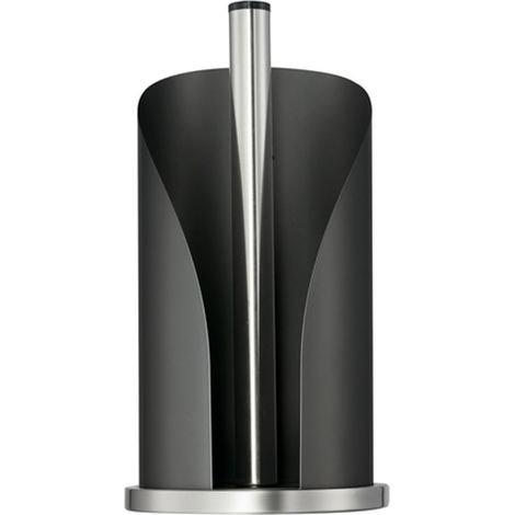 Porte-Rouleau de Papier de Couleur Graphite Mat en Acier Inoxydable et tôle d'acier laquée de Couleur, Socle Stable en Acier Inoxydable, pour Rouleaux de Papier essuie-Tout Standard ou 2 à 3 (1/5)