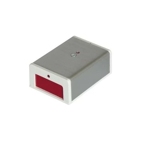 Cooper 484ME - Pulsante antipanico elettronico con memoria LED - 1 Uscita a relè ripristinabile tramite interruzione 12V - Alime