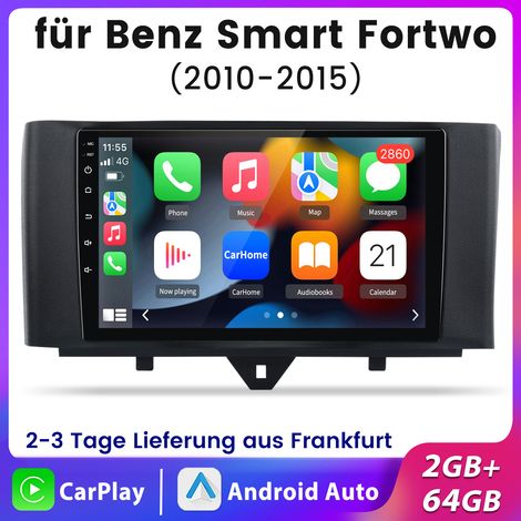 Autoradio JUNSUN Pour Smart Fortwo 451 2010-2015 Android 14 CarPlay 2+64GB (1/5)