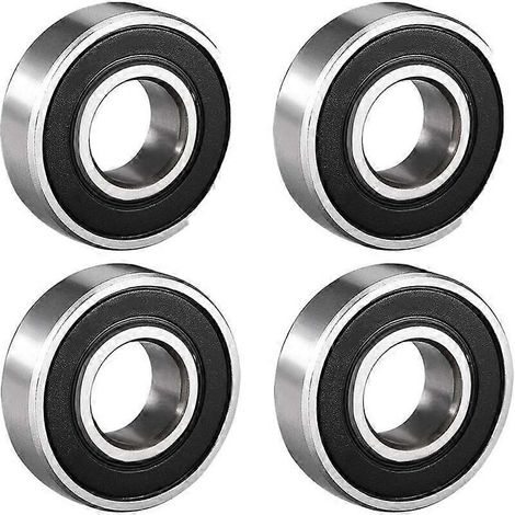roulements à billes étanches doubles 6001-2RS 12 mm x 28 mm x 8 mm en acier au carbone Z1 DE (1/5)