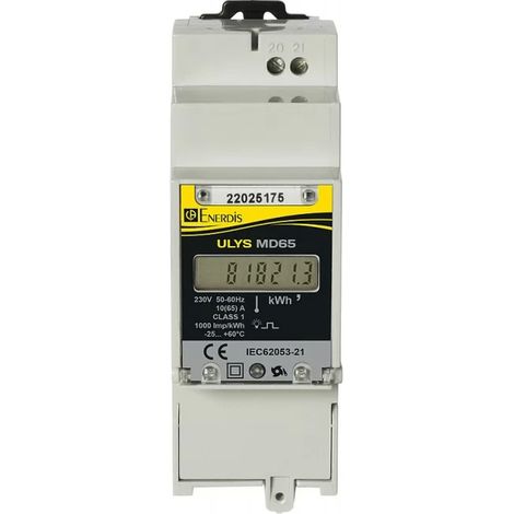 ENERDIS ULYS MD65 Single-phase electronic energy meter