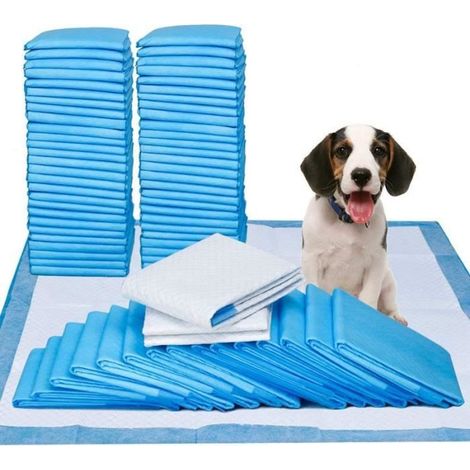 Tapis Educateurs pour Chiens, Tapis Hygiénique d'Entraînement Ultra Absorbant pour Chiens, Paquet de 50, 60x45cm (1/4)