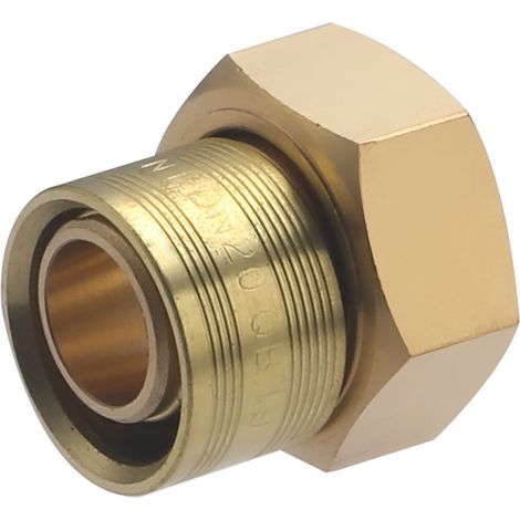 Raccord femelle écrou libre à glissement pour tube PER NOYON & THIEBAULT Ø20 - F20x27 (3/4)
