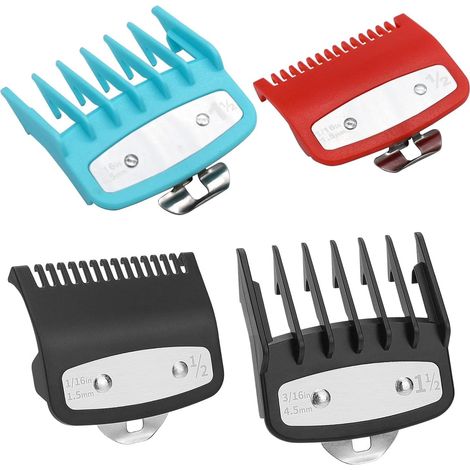 4 Pcs Hair Trimmer Comb Protector Accessories Hair Clippers Replacement Hair Clipper Positioning Comb for Adults (1/5)