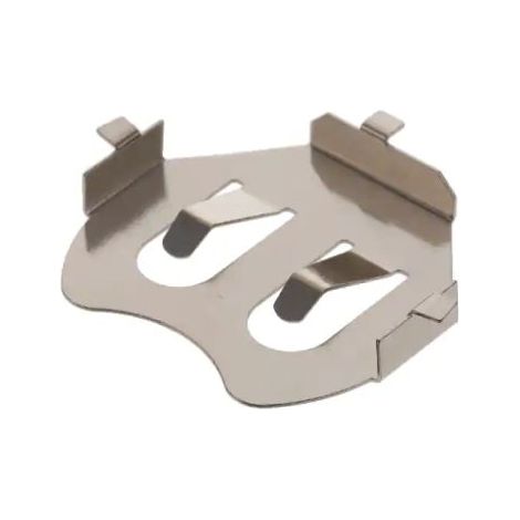 Clip pour pile 1 x RS PRO CR2430, raccordement Montage en surface ( Prix pour 1 )