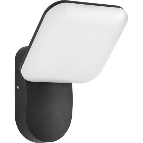 Applique esterno moderno nero LED 12W 4000K Italux Nammi
