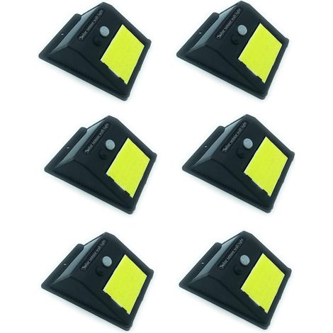 TEMPO DI SALDI Sei Faretti Da Esterno Ad Energia Solare Con 48 Led E Sensore Crepuscolare (1/4)