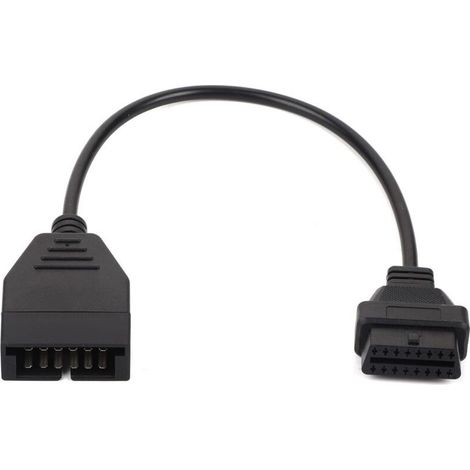Câble de Diagnostic, GM OBD1 12 Broches à OBD2 16 Broches câble Adaptateur de connecteur d'outil de Diagnostic (1/4)