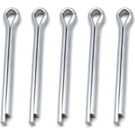 Goupilles fendues de sécurité Goupilles fendues de sécurité Goupille fendue galvanisée 4mm x 36mm [10 pcs] (1/3)