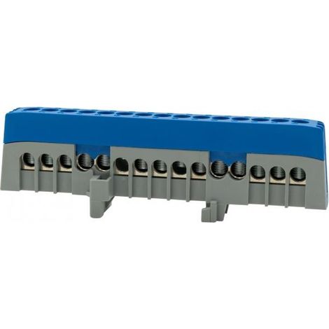 Tira protectora ZPI 15 módulos (15x16mm²) IP20 AL/CU - azul F2.0393 (1/2)
