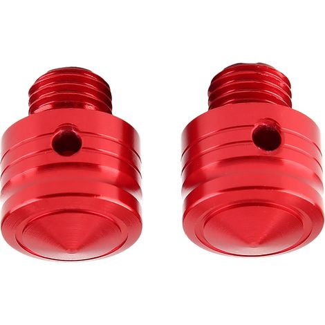 Universeller Rückspiegel für Motorräder und Roller, Befestigungsschrauben M101,25, rot (1/5)