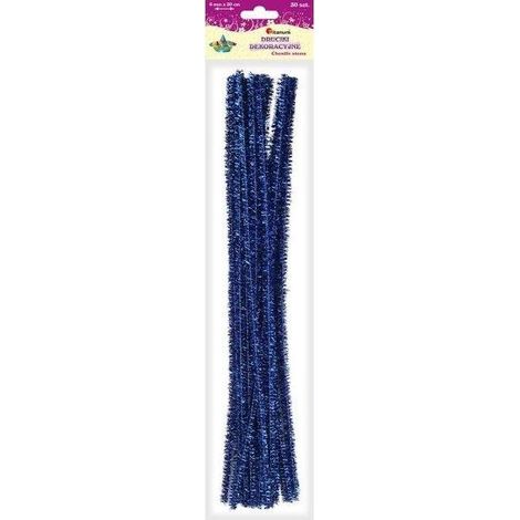 30 Stück marineblaue Metalldrähte