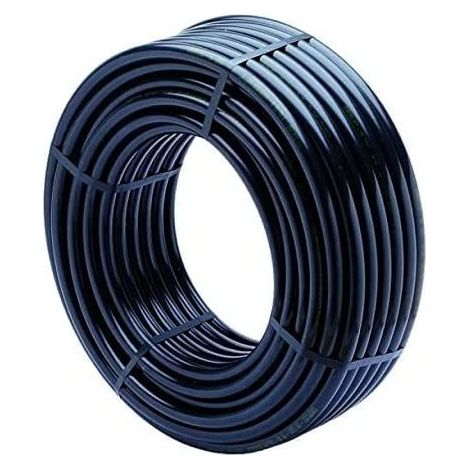 PE-LD Rohr 25 m x 16mm PN 2,5 bar Versorgungsleitung Wasserrohr Bewässerung Kunststoffrohr schwarz