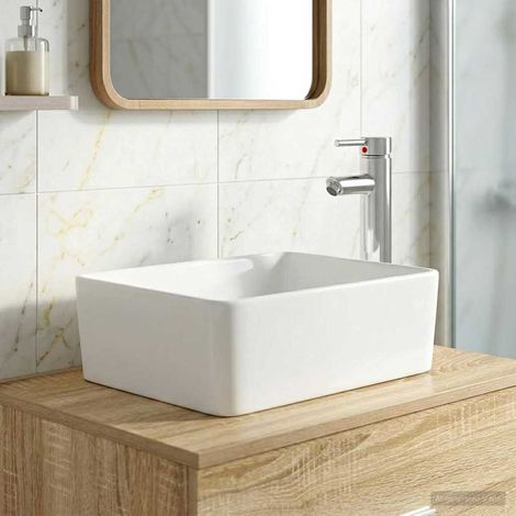 Lavabo de baño Cromado 40,5 x 30,5 x 13 cm Metal