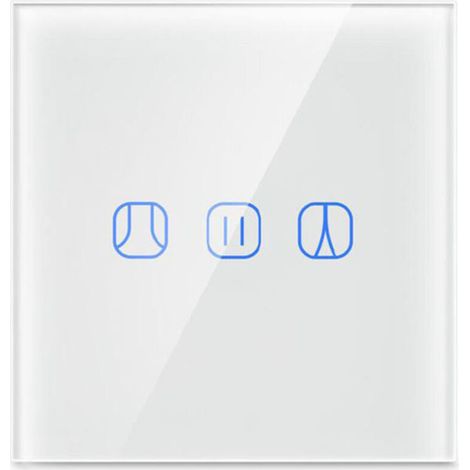 WiFi-Vorhangschalter, Wi-Fi-Smart-Vorhangwand-Touchpanel-Schalter mit kompakter Form für Zuhause, Büro-Vorhangschalter mit Sprachsteuerung (1/4)