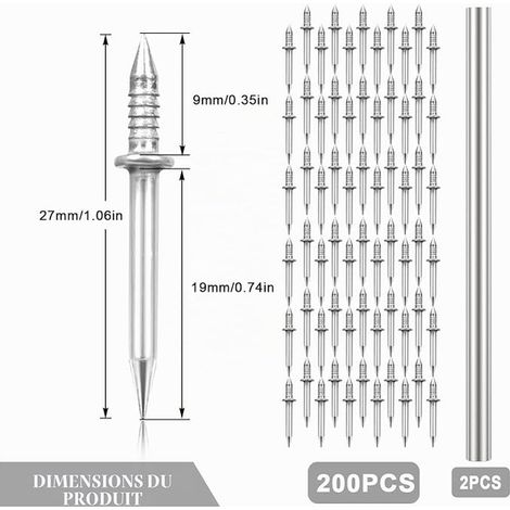 seamless nails with double head base thread (1/4)