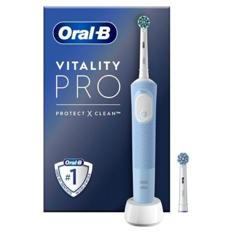 Cepillo Dental Braun Oral-B Vitality Pro/ Incluye 1 Recambio/ Azul