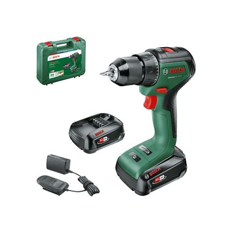 Trapano avvitatore Universal Drill 18V-60 - BOSCH - con 2 batterie 18V 2.0Ah - AL 18V-20 - 06039D7002 (1/10)