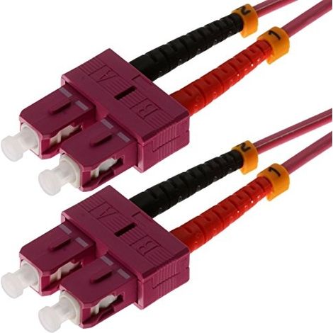 HELOS 10M OM4 SC/SC CÂBLE DE FIBRE OPTIQUE VIOLET (115825)