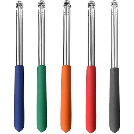 5pcs Mt Telescopique, Mat Drapeau 1.2m En Acier Inoxydable Mt De Drapeau Portable Extensiblemt De Drapeau Pour Salle De Cours Guide Touristique Dr (1/5)