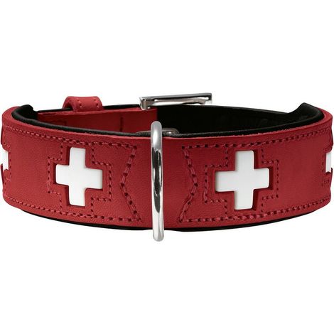 Collare per Cani Hunter Swiss Rosso/Nero (35-39.5 cm) (1/5)