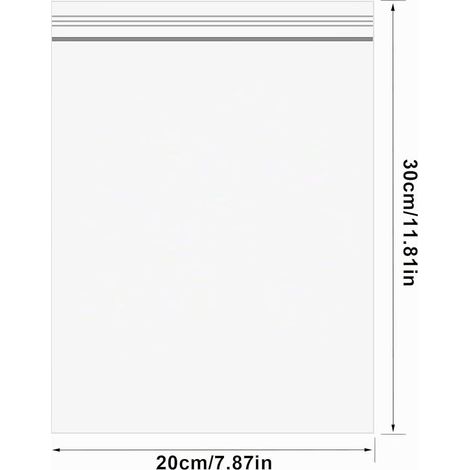 sachet plastique transparent 20x30cm sachet zip Refermables (1/4)