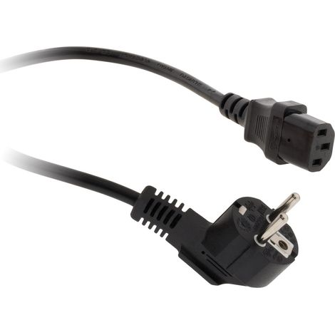 Zenitech – Cordon d'alimentation électrique HO5VV-F 3G1mm² 1,50m – Prise 2P+T 16A – Classe I 60° – Câblé pour usage professionnel