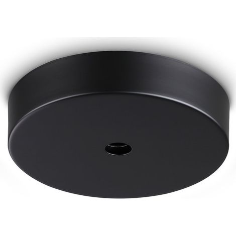 Ideal Lux Rosone 1 luce Nero Alluminio Vetro Mapa