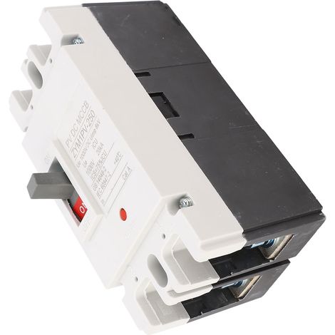 Interrupteur principal pour panneau solaire MCCB ZYM1PV-250 200 A CC, disjoncteur moulé, interrupteur de protection de batterie, isolateur 1000 V 2P (1/5)