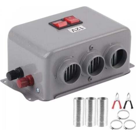 [JAMAIS UTILISÉ] Chauffage de voiture 12 V, 600 W-800 W 3 Trous chauffage rapide plus chaud givre élimination Dégivreur de Pare-brise Chauffage Automatique Ventilateur Désembuage Dégivreur Réchauffeur (1/4)