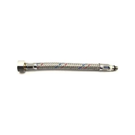 TUYAU FLEXIBLE POUR ROBINETS 16 CM Dimensions : 8 x 1 - F.  3/8