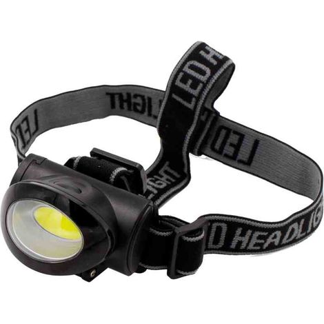 CFG Discover Head Light Negro Linterna con cinta para cabeza COB LED
