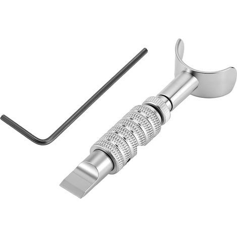 Set Rotationsmesser, verstellbares Rotationsmesser, Lederwerkzeug – Legierung, Handwerksgravur für handgefertigte Lederarbeiten (1/5)