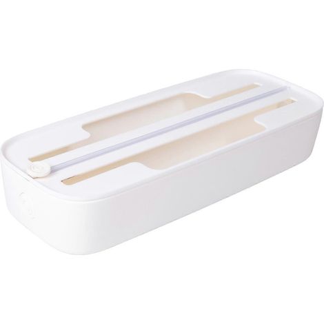 Distributeur de film alimentaire pour tiroir, organisateur de papier aluminium, plastique et papier ciré (1/4)