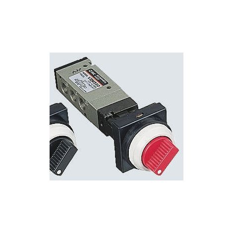 Vanne pneumatique SMC VZM500 Sélecteur rotatif 5/2, G 1/8, 1/8pouces ( Prix pour 1 )