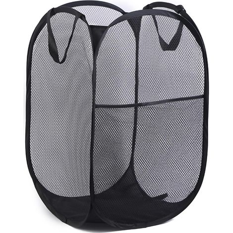 Panier à linge pliable, sac à linge, panier à linge pliable, paniers à linge pliables avec poignées renforcées pour les voyages d'affaires, les voyages et le camping (1/5)