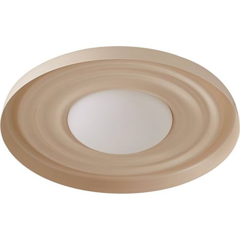 Lindby LED 'Waves' in Beige da Metallo