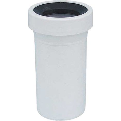 MANICOTTO WC DI PROLUNGAMENTO A INNESTO CON GUARNIZIONE Ø110 x H.235 mm