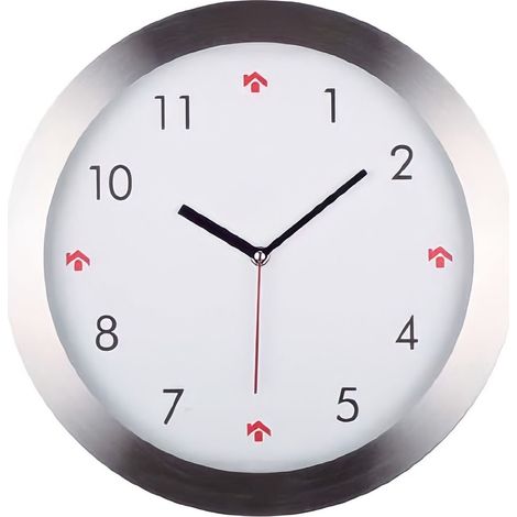 Orologio da parete in metallo a muro da cucina ufficio salone new d36 moderno forma particolare (1/5)