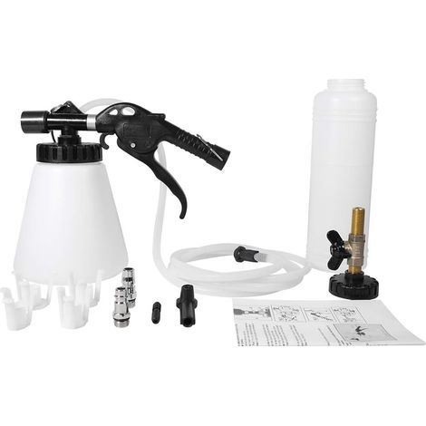 Purgeur De Frein - Avec Bouteille De Remplissage - Pour Moto Voiture Camion - Pression 6-12 Bar - Kit Complet ×1 (1/5)